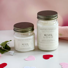 Valentine’s Day Custom-Labeled Candles